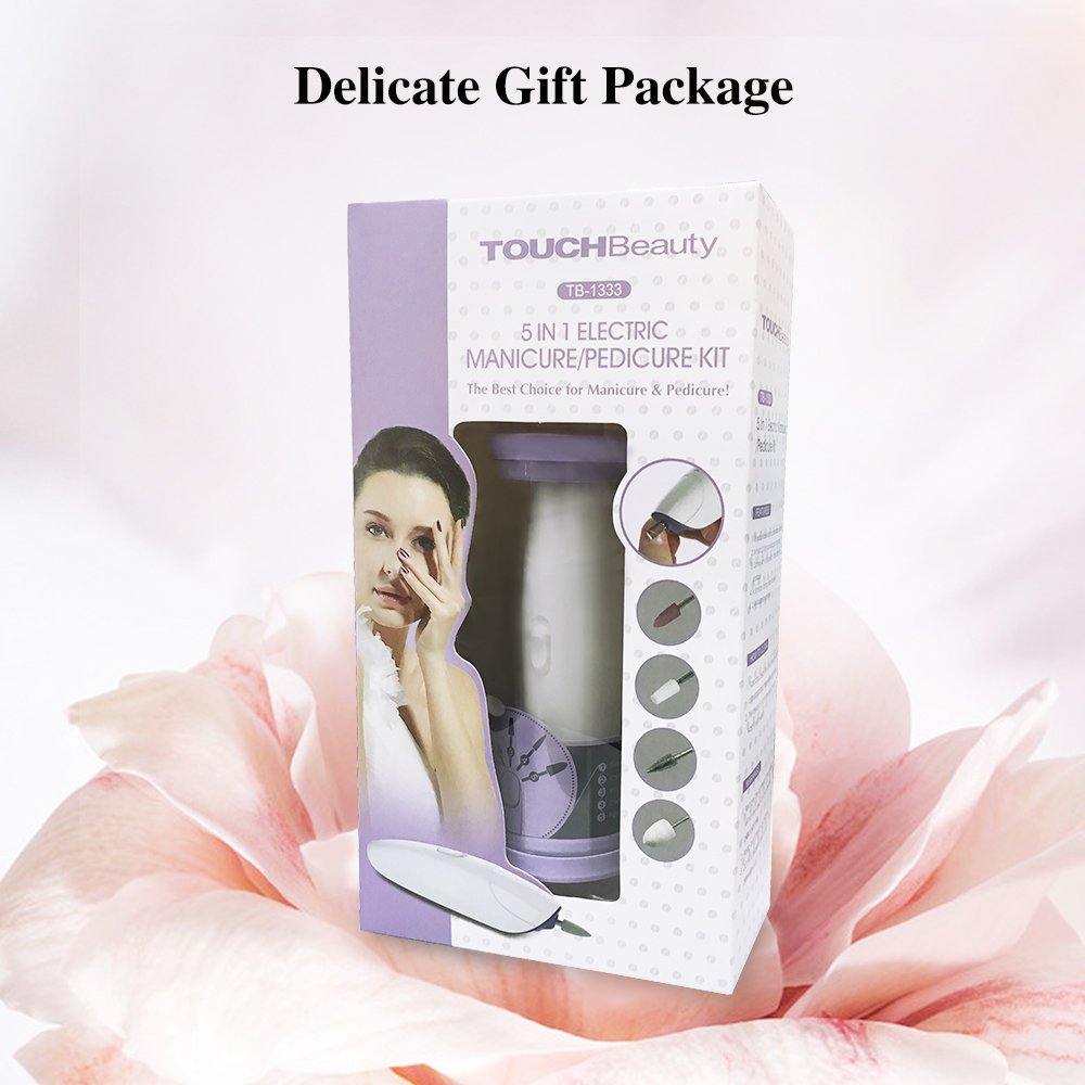 TOUCHBeauty AG-1333 5-EN-1 Manucure/Pédicure Professionnel avec Lumière LED