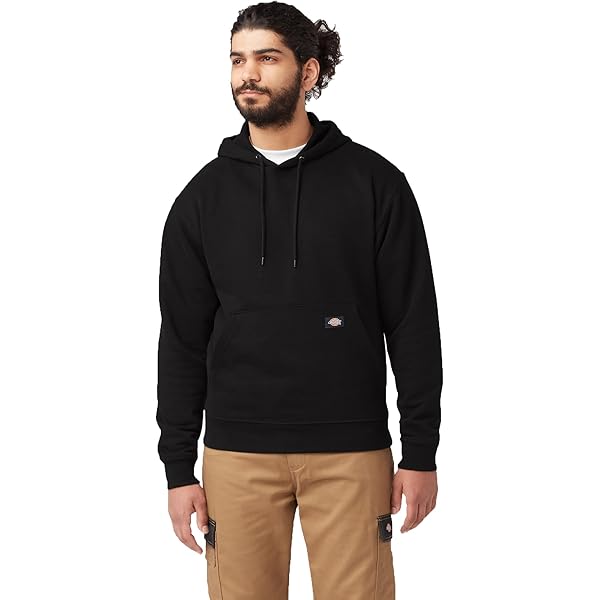 Amazon.com: Dickies Men's Full Zip Fleece Hoodie, Dark Heather