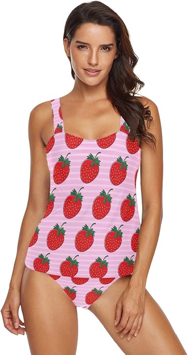 strawberry swimming costume