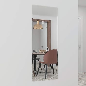 Honyee The Better Bevel Frameless Rectangle Wall Mirror Wall Mounted Full Length Mirrors 16 X 59