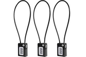 HOX 3 Digit Combination Gun Lock, Cable Lock for Pistols Handguns Rifles and Shotguns, for Home Firearm Locking and Safety