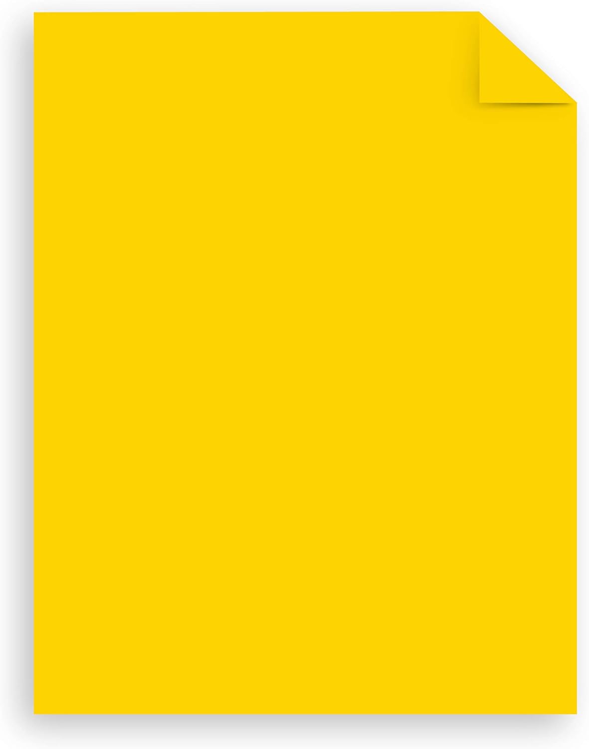 Astrobrights Mega Collection, Colored Cardstock, Bright Yellow, 320 Sheets, 65 lb/176 gsm, 8.5" x 11" - MORE SHEETS! (91625) : Office Products