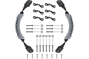 HLOGREE Kayak Handles 2/4 Pack,Kayak Carry Handle with Rivets,Kayak Replacement Handles,Kayak Handles for Emotion/Pelican/Hobie/Lifetime/sit on top/Ocean/Wilderness Accessories,Kayak Parts