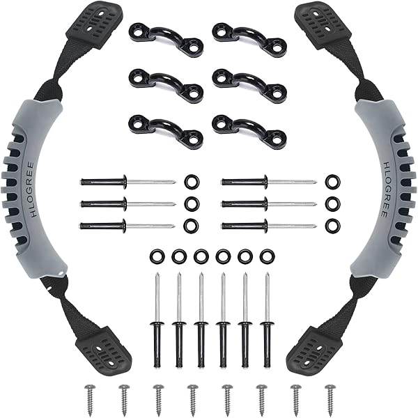Kayak Tri-Grip Rivets Set Of 20 - Aluminum, Waterproof With Rubber Gaskets, M5 For Rod Holders & Accessories - View #10