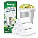 Hommaly 2 Gallon (1.8-2 Gal)120 pcs Small Clear