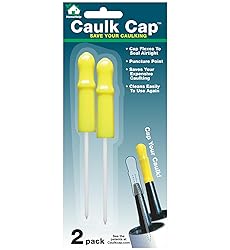 Caulk Cap CCY-2, Reusable Caulk Tube Sealers with