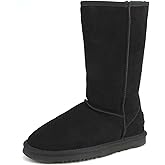 AUSLAND Genuine Suede Women's Classic Snow Boots Waterproof Winter Boot