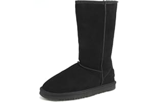 AUSLAND Genuine Suede Women's Classic Snow Boots Waterproof Winter Boot