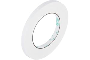 Ruban adhésif double face 2/5" x 50 m pour arts, artisanat, photographie, scrapbooking, déchiré à la main, support papier, 1 