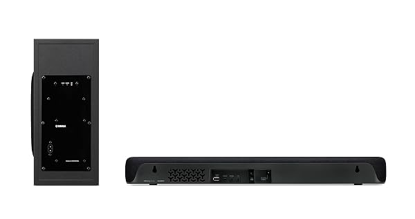 YAMAHA AUDIO SR-C30A COMPACT SOUND BAR WITH WIRELESS SUBWOOFER AND BLUETOOTH, BLACK