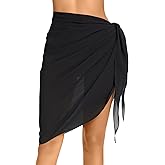 Lecieldusoir Women's Sarong Coverups Chiffon Bathing Suit Wrap Skirt Swimsuit Beach Wraps Swim Sarongs