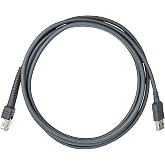 SOTESIN USB Cable for Symbol Zebra Motorola Barcode Scanner, USB to RJ45 Cable, CBA-U01-S07ZAR LS2208-SR DS2208 DS8178 LS1203 LS4208 DS4208 DS9208 DS4308 LI4278 (2M/7FT Flatted USB Port)