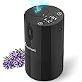 Waterless Diffuser for Essential Oil - Aromatherapy Diffuser for Home with Battery Indicator, Portable Scent Air Machine 1/2/3&Continuous Mist,Timer Function,500Sq.Ft Scent Coverage (Black)