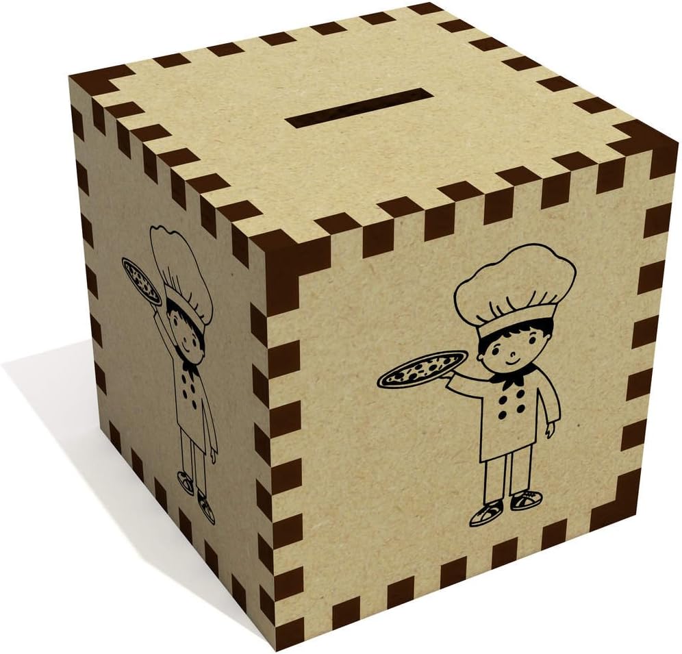 Azeeda Cocinero de Pizza Caja de Dinero / Hucha (MB00001060): Amazon.es: Juguetes y juegos
