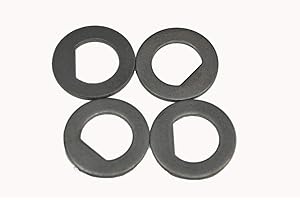 WKZO (Qty 4 1" D Spindle Washer for 3,500-6k Dexter Alko Trailer Axles OD: 1.625" Width: 0.125"