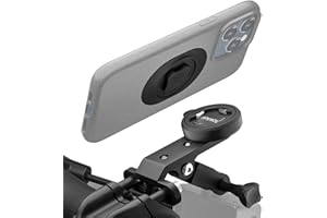 sincetop Bike Phone Holder, Aluminum Out-Front Bicycle Stem/Handlebar Phone Mount - 1S Quick Lock and Release Bicycle Phone Holder Universal for MTB Road Mountain Bikes, Action Cameras, Bike Lights