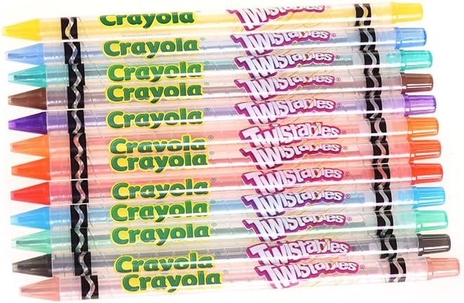 Crayola Twistables Colored Pencils, 12 Count, Assorted Colors: Toys & Games