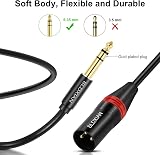 SLDXIAN 6.35mm TRS to XLR Male Cable 8m for Speakers Mixer Audio view 2
