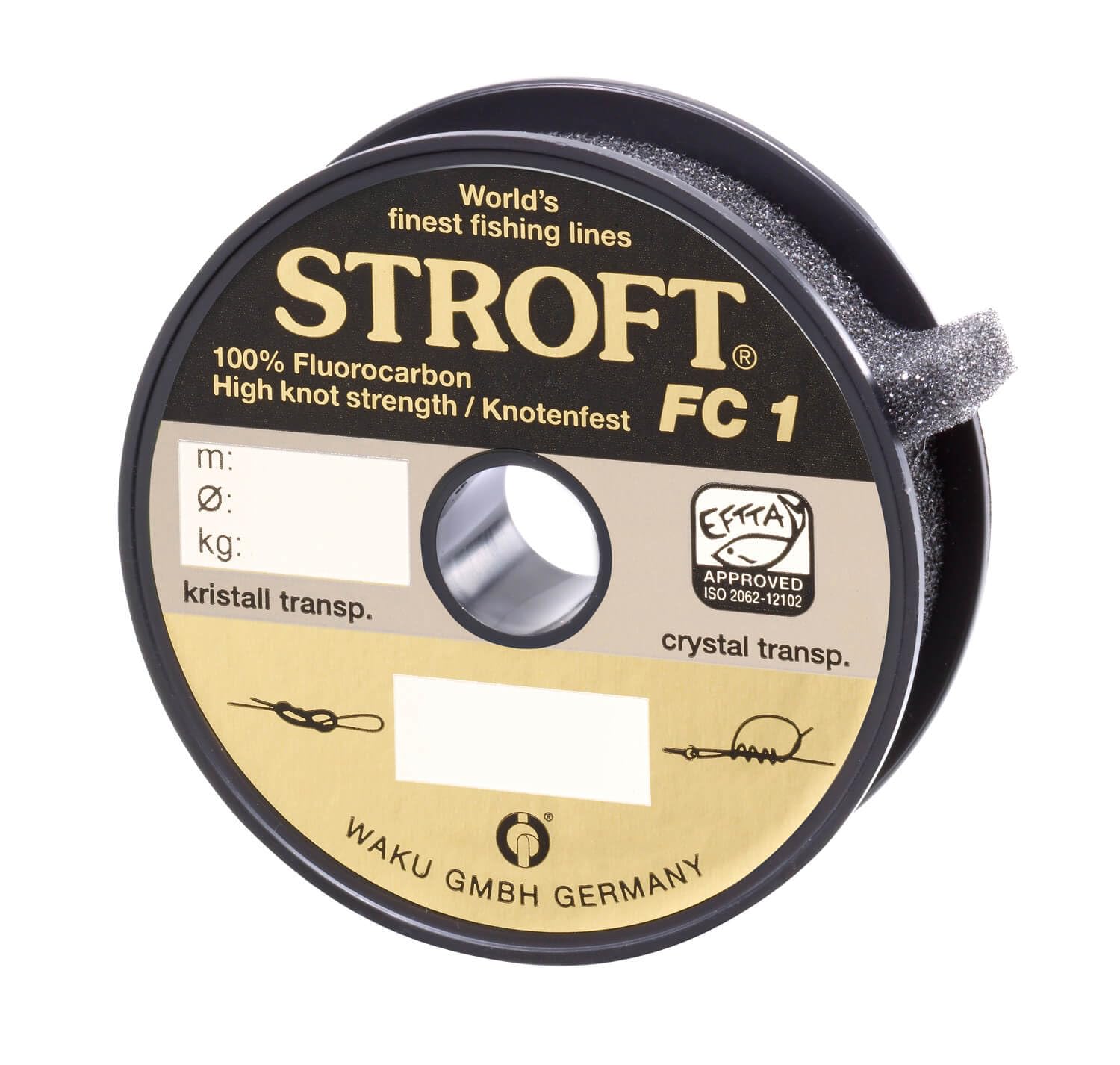 WAKU Line STROFT FC1 Fluorocarbon 100m, 0.120mm-1.5kg