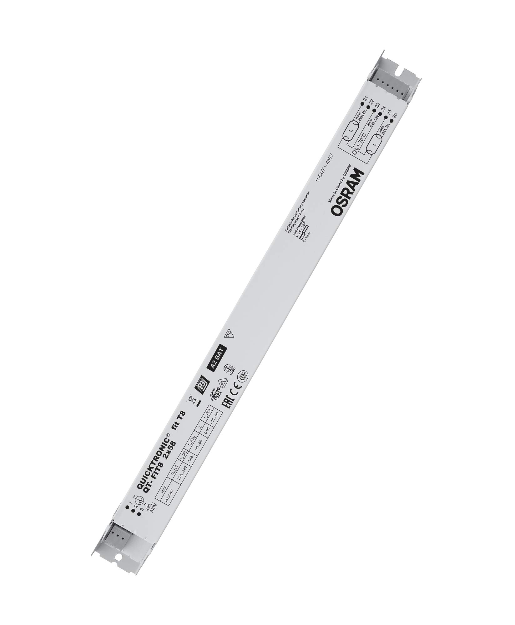 Osram QT-FIT8 2x58-70 Special Lighting