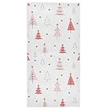 Pfrewn Winter Christmas Hand Towels for Bathroom