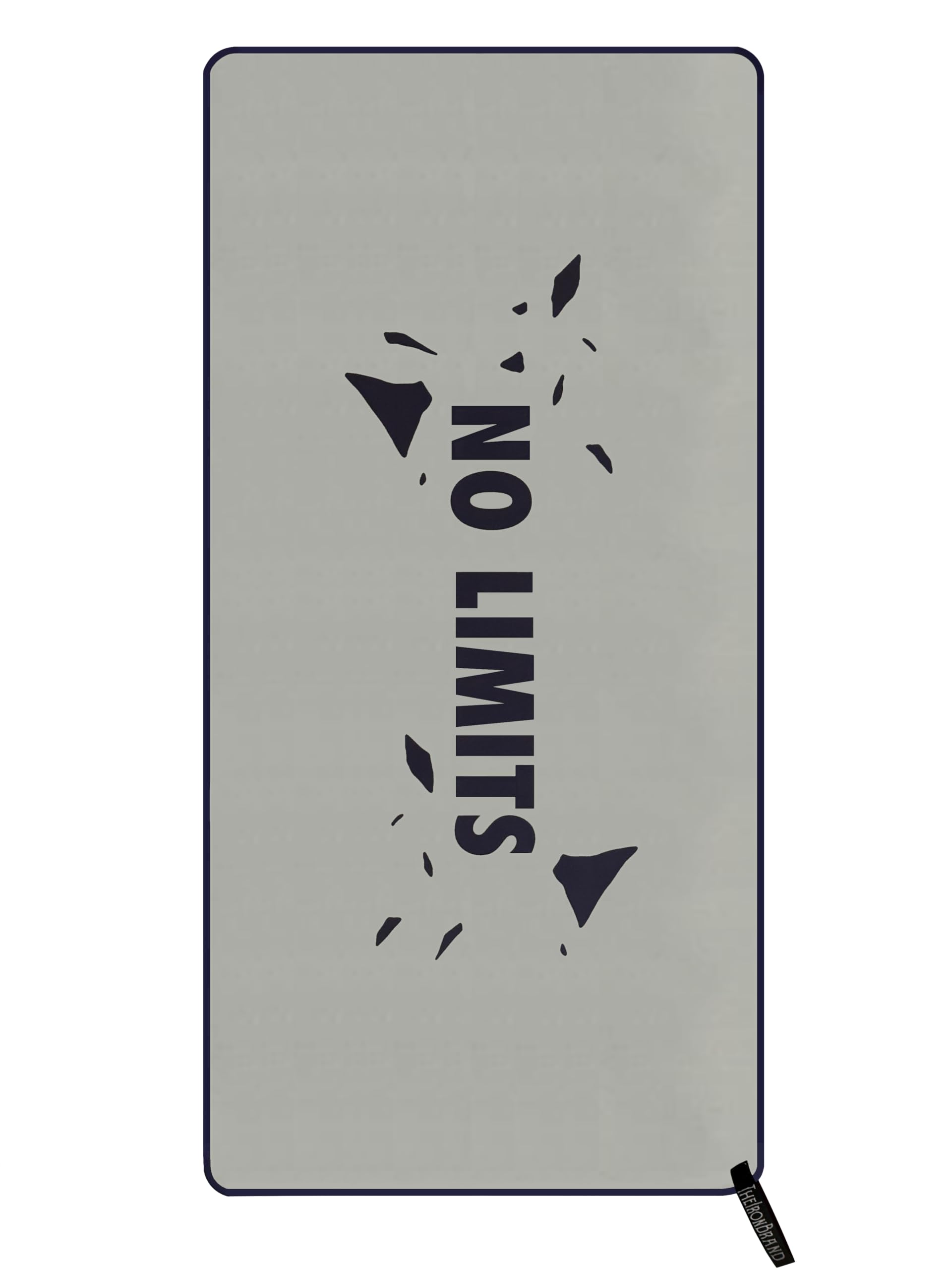 TheIronBrand ® Microfibre Towel - No Limits | 3 Designs | 50 x 100 cm | Quick Drying Towel, Ultra Light and Compact | Ideal Towel for Gym, Travel, Sports, Hiking, Yoga