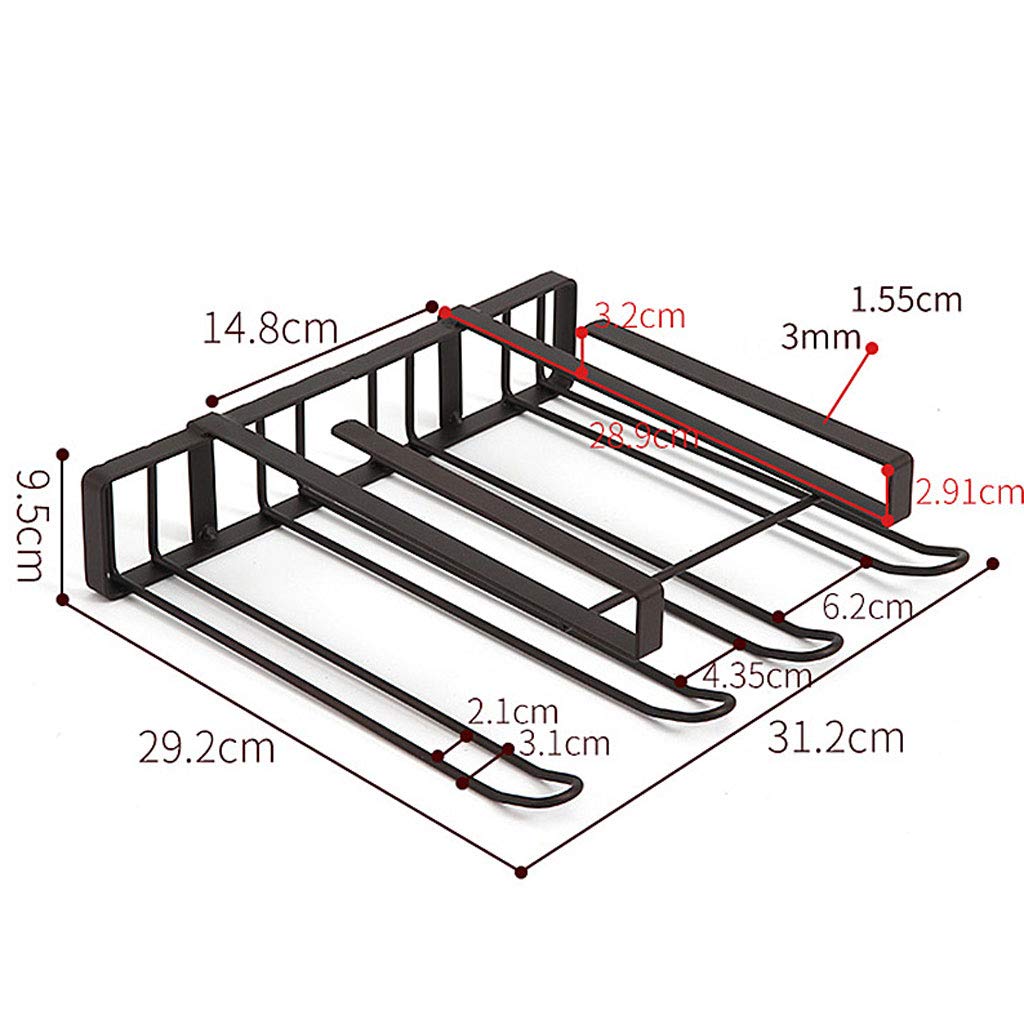 Regale & Ablagen der Vier Gitter-Küchenpapier-Tuch-Gestell-Nagel-freies
