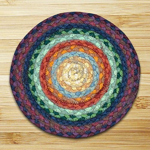 Earth Rugs46-400 Swatch, 10 x 10, Rainbow