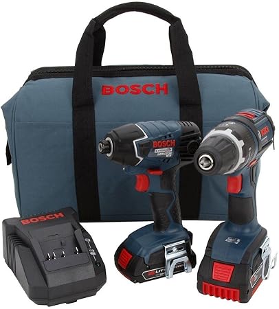 Bosch Clpk243 181 18 Volt Lithium Ion 2 Tool Combo Kit With 1 2