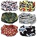 BMC 6pk Multifunctional Seamless Bandanna Scarf Wrap - Art Deco Camouflage