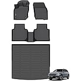 ANBINGO®Fit for Volkswagen Tiguan Floor Mats 2025 2026 All Weather Mat for Volkswagen Tiguan TPE Car Mat Rugs for VW Tiguan Rubber Trunk Carpet for Tiguan Full Set Floor Liners Accessories