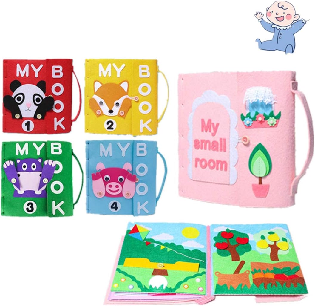 Bebe Et Puericulture Eveil Et Jouets Xiangrun Mon Petit Livre Dactivites Livre Bebe Eveil Jouet Educatif Livre Deveil Sensitive Livre En Tissu Fait Main 3d Musteqil Az