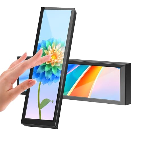 Screen For Small Computer 8.8 Inch Small Touchscreen Monitor, PC Temperature Display 1920x480 ...