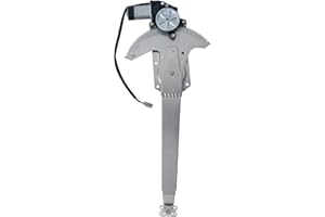 MOJTBE 741-674 Front Driver Side Power Window Regulator with Motor Assembly Replacement for 1980-1996 Ford Bronco F150 F250 F350, 1981-1983 F100, 1988-1997 F450 Super Duty Truck, OE 11A67, 3552-6509L, 73140