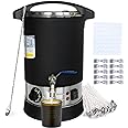 TOAUTO Ｖ3 Wax Melter for Candle Making 12Lbs Large Electric Wax Melting Pot with Quick Pour Spout，80-212°F Temp Control for Bulk Production Candle Soap Business Fast Loading Easy Clean 110V /1100W