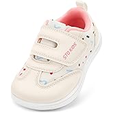 STQ KIDS Wide Toe Box Toddler Shoes Zero Drop Boys Girls Barefoot Shoe Non-Slip Little Kids Sneakers for First Walking