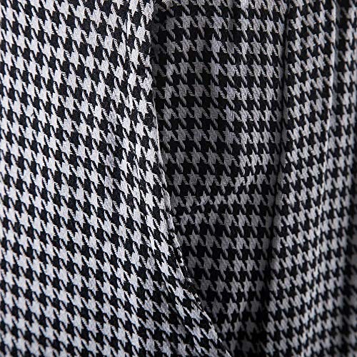 Men's Suit Cuekondy Casual Lapel Plaid One Button Pockets Tuxedo Slim Fit Blazer Dinner Coat Jacket & Drawstring Pants