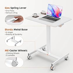 YSSOA Mobile Small Standing Desk - Rolling Desk