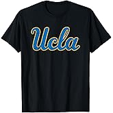 Elite Authentics UCLA Bruins Distressed Modern T-Shirt - Black, Unisex-Adults, Unisex-Kids, Short Sleeve, T-Shirt, Sports, NCAA, UCLA