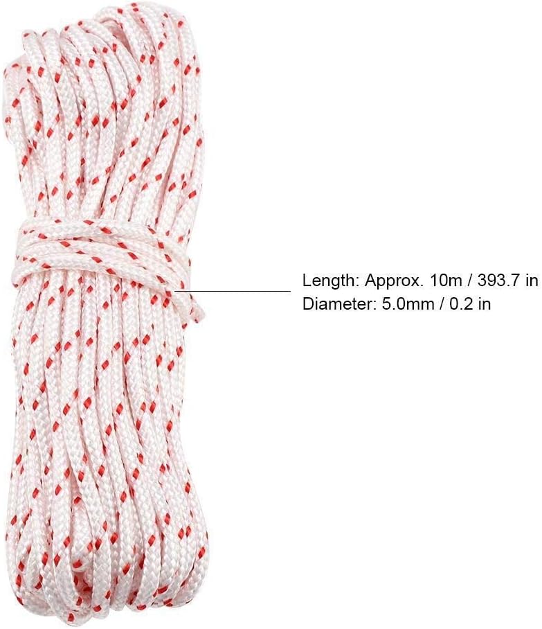 Pull Cord - Starter Rope Pull Rope for STIHL HUSQVARNA ECHO MCCULLOCH HOMELITE Trimmer, 5.0mm 10m - Image 3