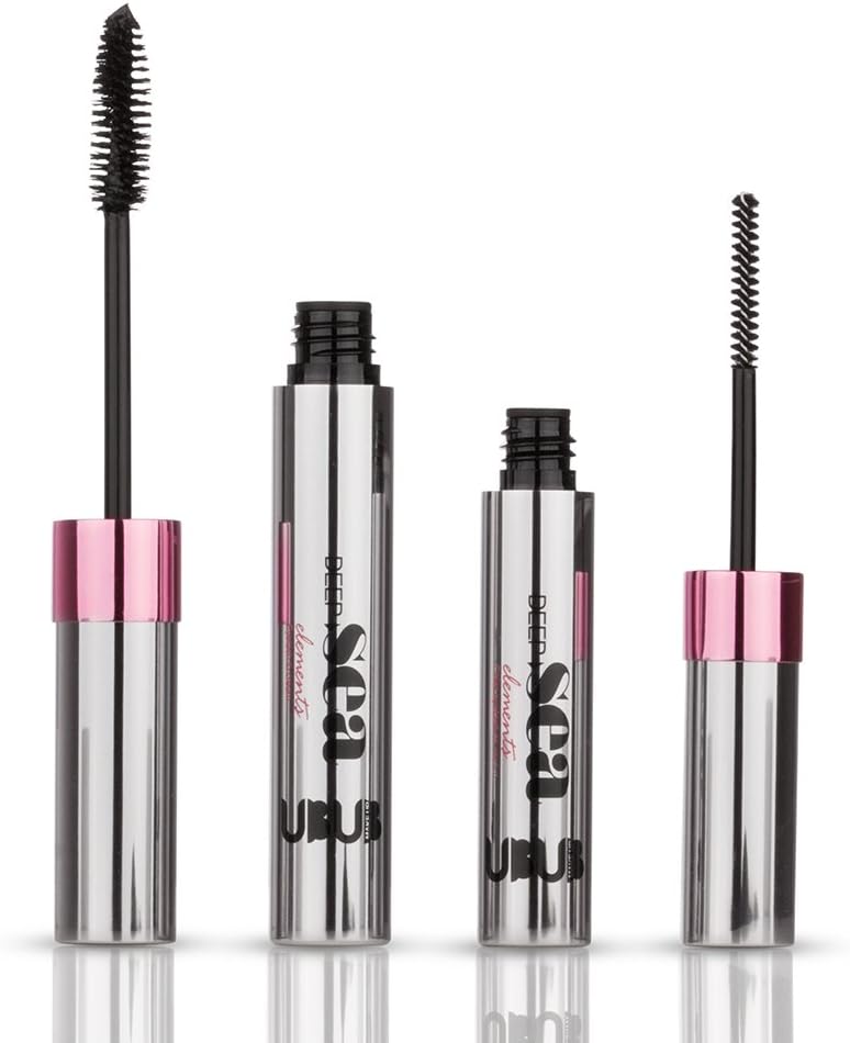 3D Fiber Lash Mascara, Waterproof Mascara for Thickening & Lengthening, Smudge-proof False Lash Effect Mascara for Natural Eyelashes by SUIKONE