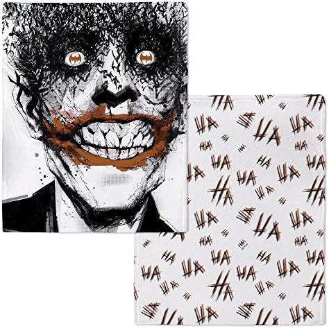Warner Bros. Joker Ha Ha Fleece Throw Blanket