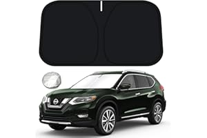 Bestview Windshield Sun Shade for 2014-2020 Nissan Rogue, Front Window Sunshade Sun Visor Protector Block UV Rays Heat, Foldable 2 Layers 210T Material