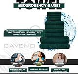 GC GAVENO CAVAILIA 10 Piece Towel Bale Set 450 GSM Dark Green view 4