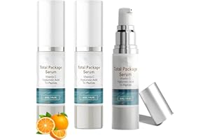 Suncoasts Total Package Serum, Hyaluronic Acid Serum for Face, Vitamin C Face Serums, Skin Care for Dark Spots, Vitamin C Ser