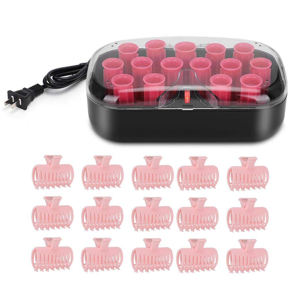 Electric Heated Rollers, 15Pcs Electric Hair Curler Roller