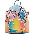Loungefly Disney Lilo and Stitch Snow Cone Date Night Womens Double Strap Shoulder Bag Purse