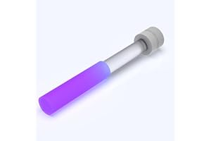 MYRIAD MELODIES Acrylic Strikers, Small - Select Your Favorite Color for Your Singing Bowl, Illuminating Wavelength - Sound Healing and Biofield Harmonization - Sound Therapy Tools, Sound Healing Instruments - Purple