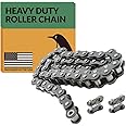 PGN #60 Heavy Duty Roller Chain - 10 Feet + 2 Free Connecting Links - #60H - 159 Links