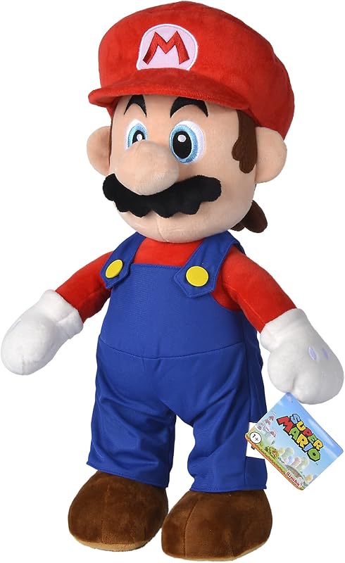 NICOTOY Simba- Super Mario Plüschfigur 50cm Peluche 50 cm, 109231013 Multicolore
